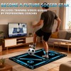 Soccer Training Mat with QR Code Tutorials, Footwork Practice Mat