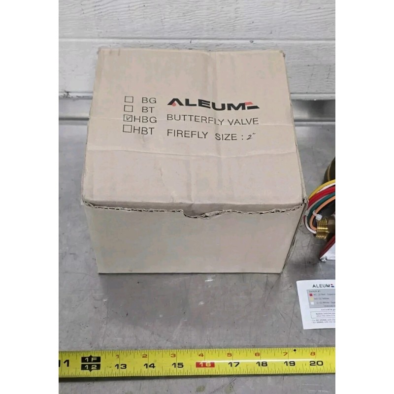 Aleum Fire Sprinkler HBG Butterfly Valve 2”