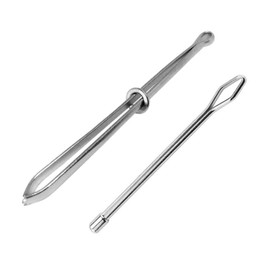 2 x Cord Loops, Scissor Type Cord & Ball Thread, Stainless Steel, Handmade, Handmade, DIY Lace, Tightly Pinch and Loop Elastic