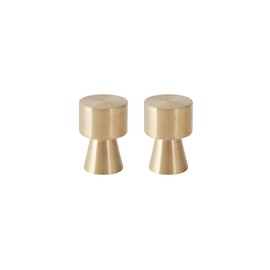 OYOY Living Design 10601 Wall Hooks Brass Gold for Bathroom and Wardrobe Set of 2
