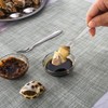 HEMOTON Set of 4 Stainless Steel Snail Plate Mushroom Bowls