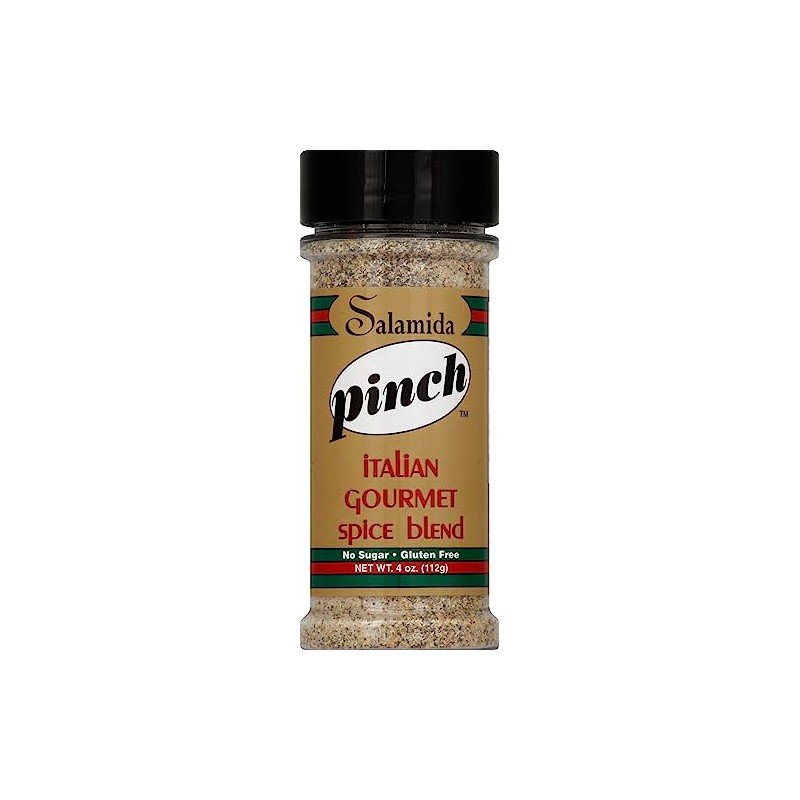 Salamida Pinch Italian Gourmet Spice Blend, 4 oz Perfect Pinch