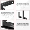 2 Piece Engineer's Square Set, Try Square Carpenter's Square with