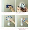 WANLIAN Powerful Suction Cup Glass Mirror Door Handle, Refrigerator Drawer