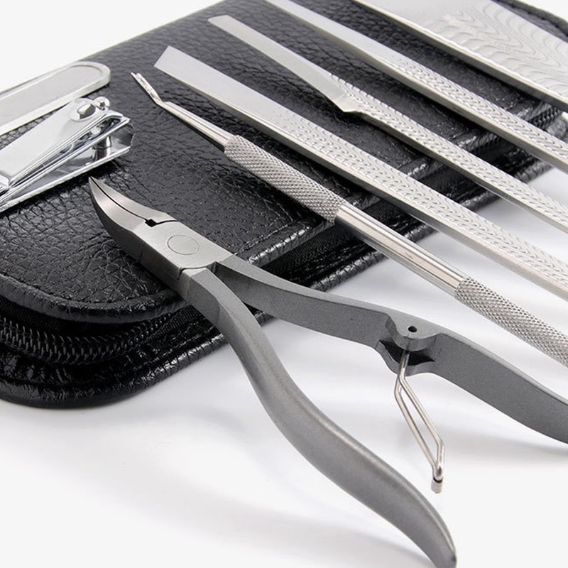 8Pcs Pedicure Knife Stainless Steel Dead Skin Remover Portable Foot