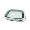 SAMMART 5.5L Collapsible Square Handy Bucket/Foldable SquareWater Pail/Portable Tub with