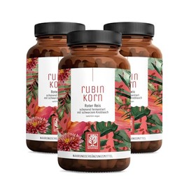 NATURTREU® Red Rice Complex Rounded with Black Garlic Extract - 2.9 mg Monacolin K per Daily Dose - with Choline for Normal Liver Function - Fermented Red Rice - 360 Capsules