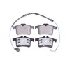 HELLA PAGID Rear Brake Pads with Warning Contact Four Brake