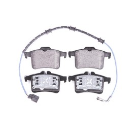 HELLA PAGID Rear Brake Pads with Warning Contact Four Brake Pads per Set T2375 for Jaguar 8DB 355 021-561