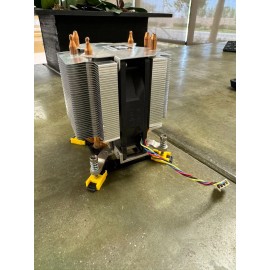 Dell CPU Heatsink Fan Cooler 4 intel LGA1150 1151 1155 1156 1200 Copper w/BACKPLATE