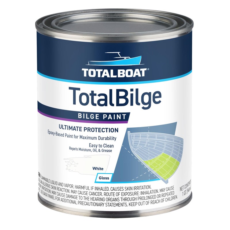 TotalBoat TotalBilge Epoxy Based Bilge Paint for Boat Bilges, Bulkheads,