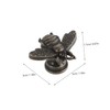 DOITOOL 10Pcs Vintage Bee Cabinet Knobs Small Decorative Drawer Pulls