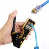 Dasxskj Pass Through RJ45 Crimp Tool Kit, Network Tool Kit,