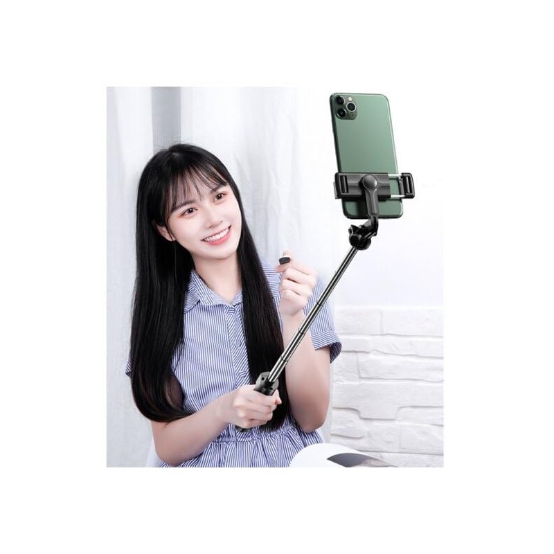 LAZOS L-SST Selfie Stick with Tripod Function, Black