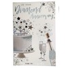 Happy 60th Diamond Anniversary Champagne & Bunting Design Card Lovely