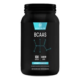 Suplementó Aminoácidos Bcaas Muscle Life 1 Kg En Polvo Sabor