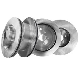 PM Auto Set of 4 Front 316mm-Rear 290mm Brake Disc Rotors Replacement For 2010-2014 Subaru Legacy