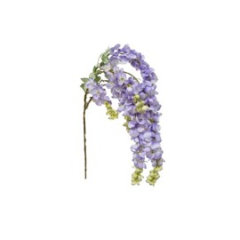 Sweet Home Deco 43'' Silk Wisteria Artificial Flower Spray, Hanging Flower Stem, 6 Branches, Spring Wisteria Flowers, Wedding Flower (Lavender)