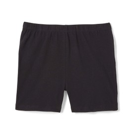 French Toast Girls' Stretch Kick Short, Black, M (7/8)
