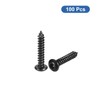 sourcing map Hex Socket Self Tapping Screws, M3 x 16mm