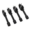 4 Pcs Wood Auger Bit 4 Flute Detachable Hex Shank