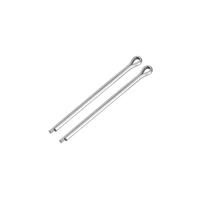 sourcing map Split Cotter Pin - 4mm x 70mm 304