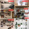 20 Pack 6 inch Shelf Brackets for DIY Floating Shelf,