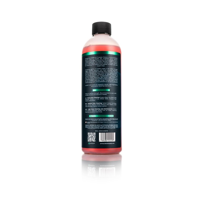 Armour Detail Supply - CLEAN All Purpose Cleaner - Citrus-Powered,