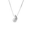 Carufin Boho Teardrop Necklace Drop Pendant Necklace Water Drop Statement