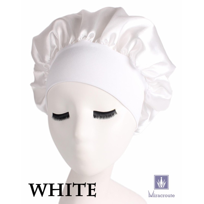 Miracroute Women's Nightcap Cute Hair Cap Hair Band Drying Tangle