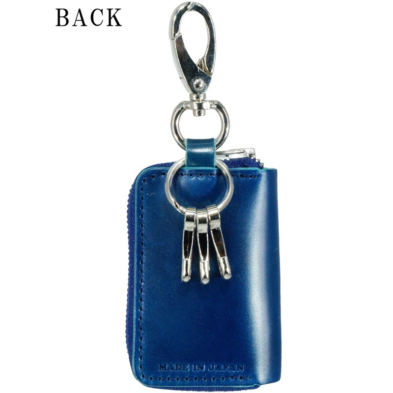 BlissLeather Oil Cordovan Genuine Leather Smart Key Case [Inner Himeji