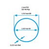 1 Inch Diameter Clear PVC Schedule 40 Pipe [Pipe ID
