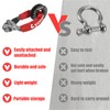 Soft Shackle Recovery 7/16"x20" Snatch Ring, Synthetic Soft Shackle Recovery