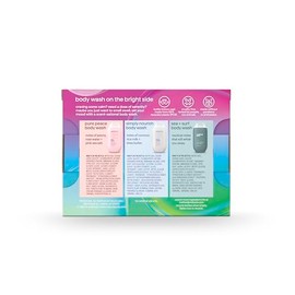 Method Method Body Wash Gift Set, Pure Peace, Simply Nourish and Sea + Surf, 3.4 oz Travel Size Bottles