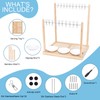 HOSASSPER Bacon Display Clothesline Serving Tray Rack, Bacon Display Hanger