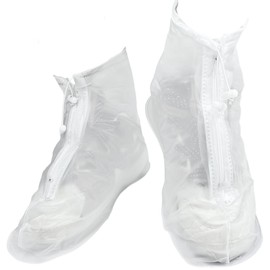 Litoexpe 2 Pack Waterproof Shoe Covers, Non-Slip Reusable Galoshes Protectors for Outdoor Activities, Camping (Size of 38-39)