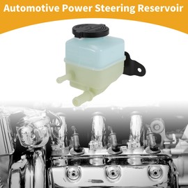 Partuto Power Steering Reservoir No.4436008010 - Car Automotive Power Steering Tank - for Toyota Sienna 1998-2003 Plastic Beige - 1 Pc