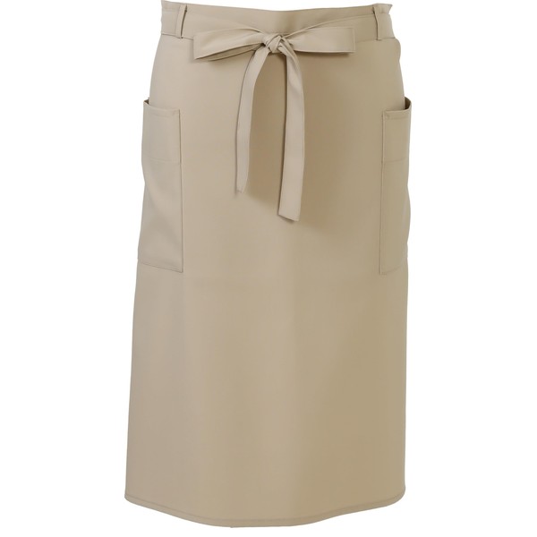 Seven Uniforms GT7009 Lower Waist Apron Middle Apron, beige