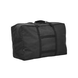 Lad Weather Waterproof Tote Bag, Men's, Women's, Large Capacity, Teflon Treatment, Boston Bag, Camping, Travel, Disaster Preparedness (Black), Black