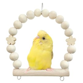 Bird Swing Type TA (TA44: Wood, S Diameter 5.5 inches (14 cm), Inner Diameter 4.1 inches (10.5 cm))