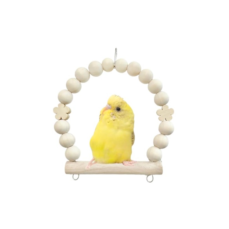 Bird Swing Type TA (TA44: Wood, S Diameter 5.5 inches