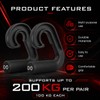 Infinite Fitness Nonslip Hook Handle Neutral Grip Cable Machine Attachment