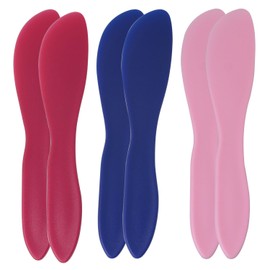 DGBRSM 6PCS Pink Blue Plastic Butter Spreaders Plastic Butter Knife Spreader Kitchen Frosting Knives Multi Purpose Spreaders Butter Kitchen Tools for Soft Cheese, Butter, Bagels, Frosting, Icing