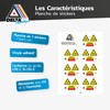 DELTA-SIGNALETIQUE.COM Photovoltaic Installation Label Board with 7 Stickers Conforms to