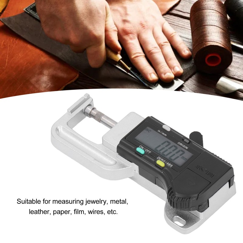 Digital Display Thickness Gauge Detachable Horizontal Thickness Measuring Tool for