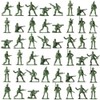 PROLOSO Toy Soliders Green Army Men Action Figures Plastic Army