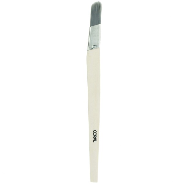 Coral 33473 Precision Angled Brush with Easy Clean Platinum Fiber