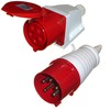 32A Plug and Wall Mount Socket 5 Pin 3 Phase