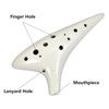 YCXYQ Soprano F key White - Ocarina Professional Master Tuning