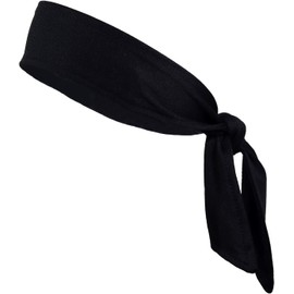 ACEmedia Headbands Tie on Headband for Women Men Running Athletic Hair Head Band Elastic Sports Sweat Basketball Sweatband Yoga Workout Sweatbands Adjustable Non-Slip Moisture Wicking